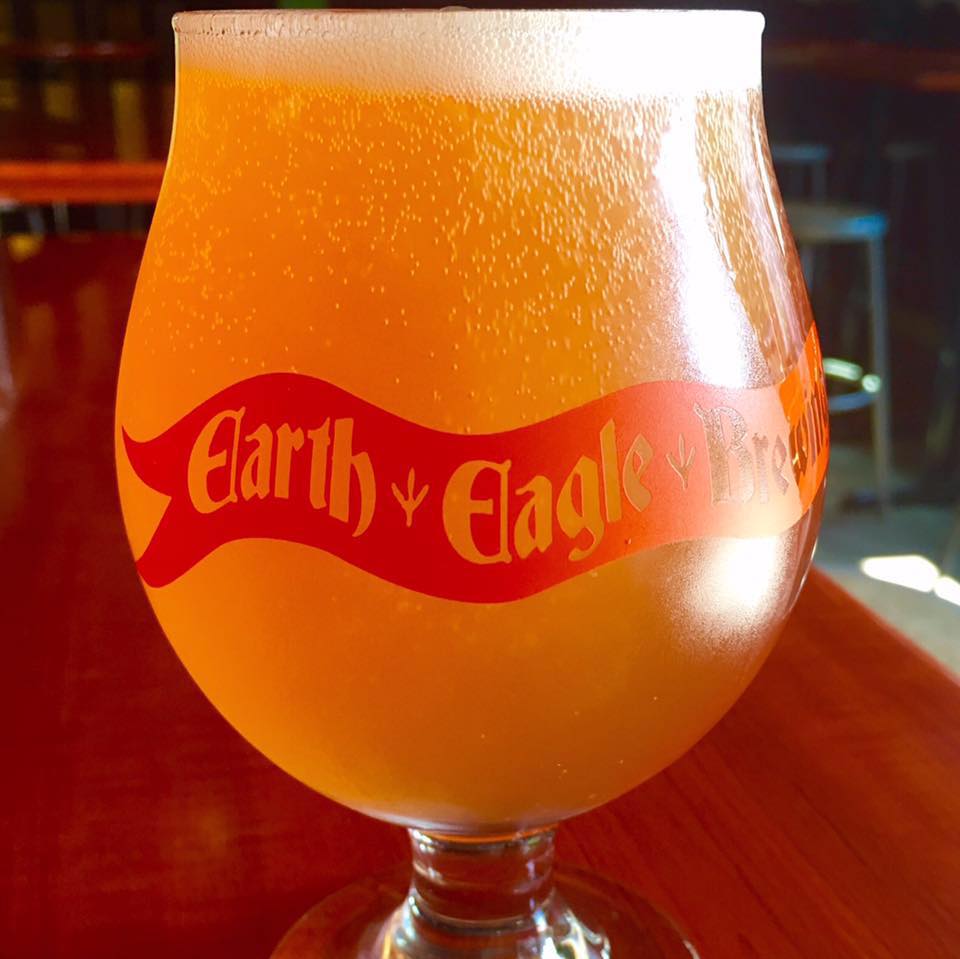 Beer on tap at Earth Eagle Brewing