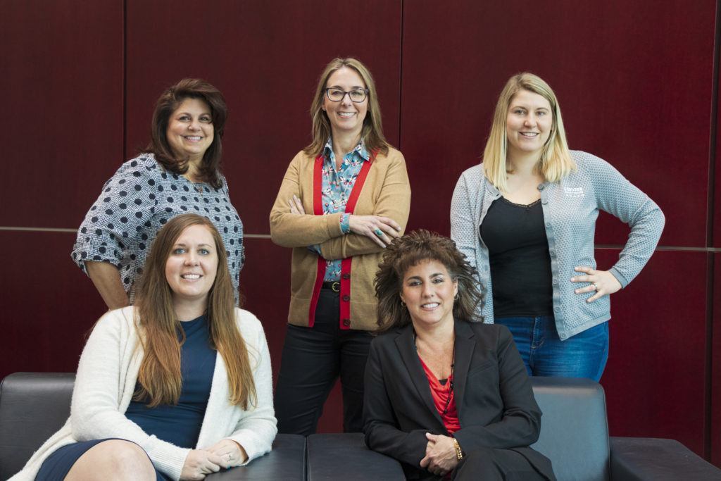 A group photo of all of the women featured in the piece.