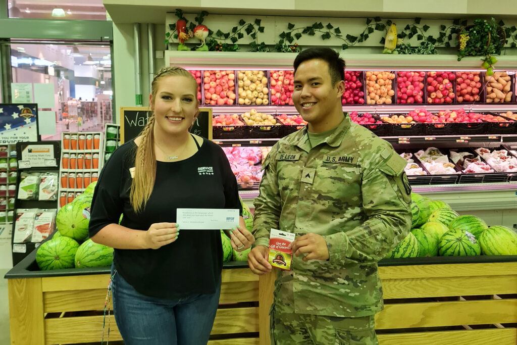 Random Acts of Kindness performed at the Grafenwoehr Commissary.