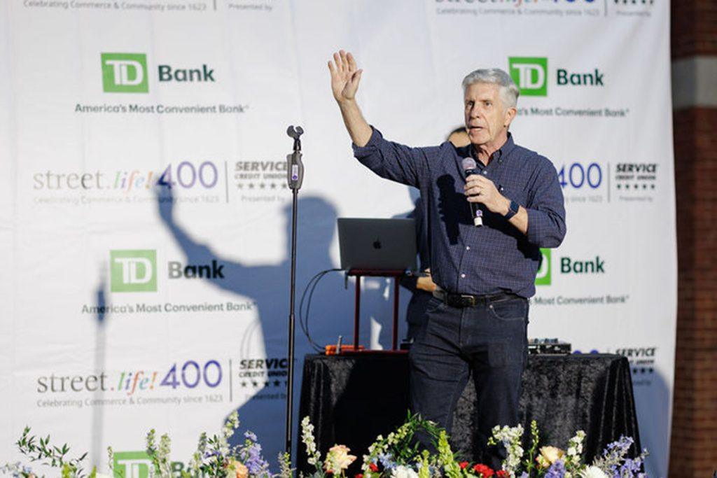 Tom Bergeron was the MC of street.life 400! in downtown Portsmouth.