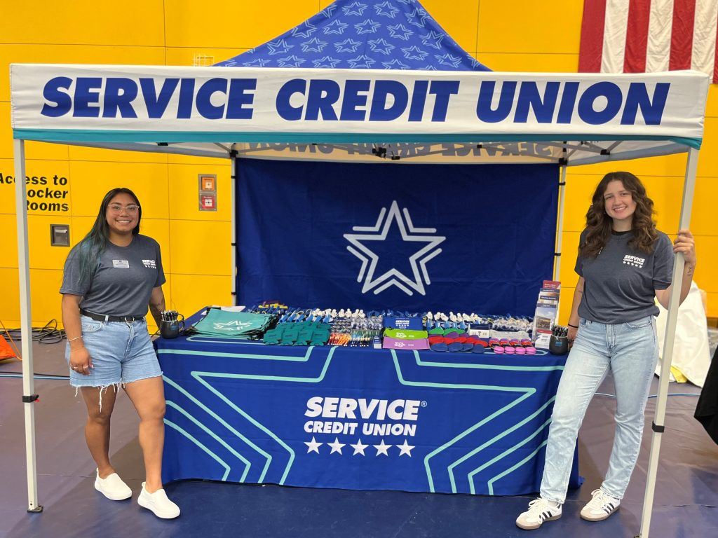 Service CU joined the Community Showcase and Exposition to provide the USAG Ansbach Community with information about banking and support services available.