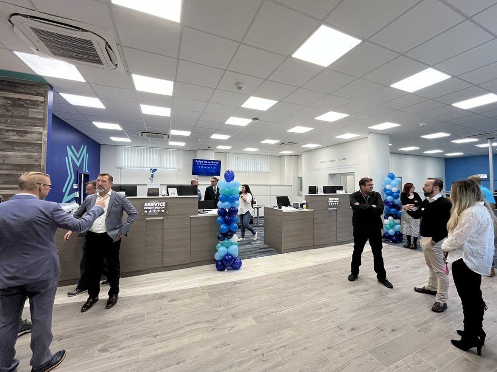 Service CU's renovated Baumholder branch aimed to make the space brighter and more welcoming.