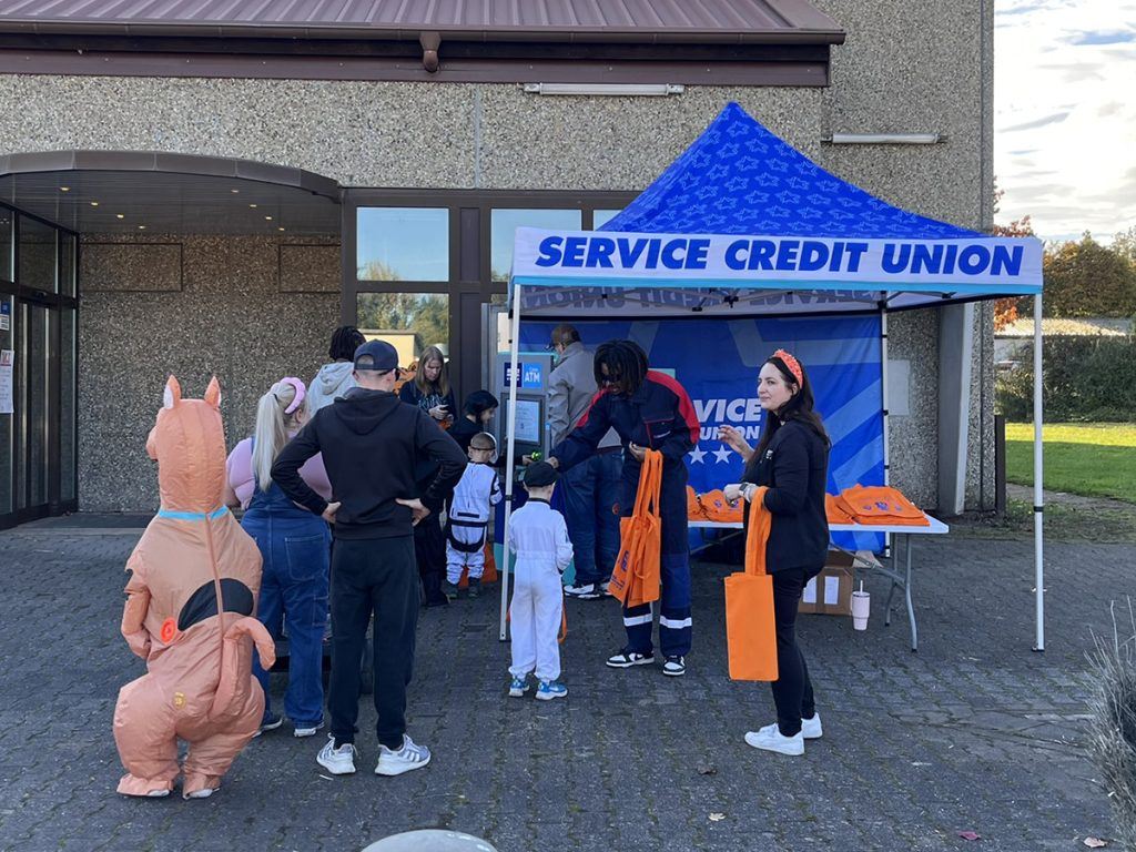 Service CU participated in trunk or treat events across Germany to celebrate Halloween.