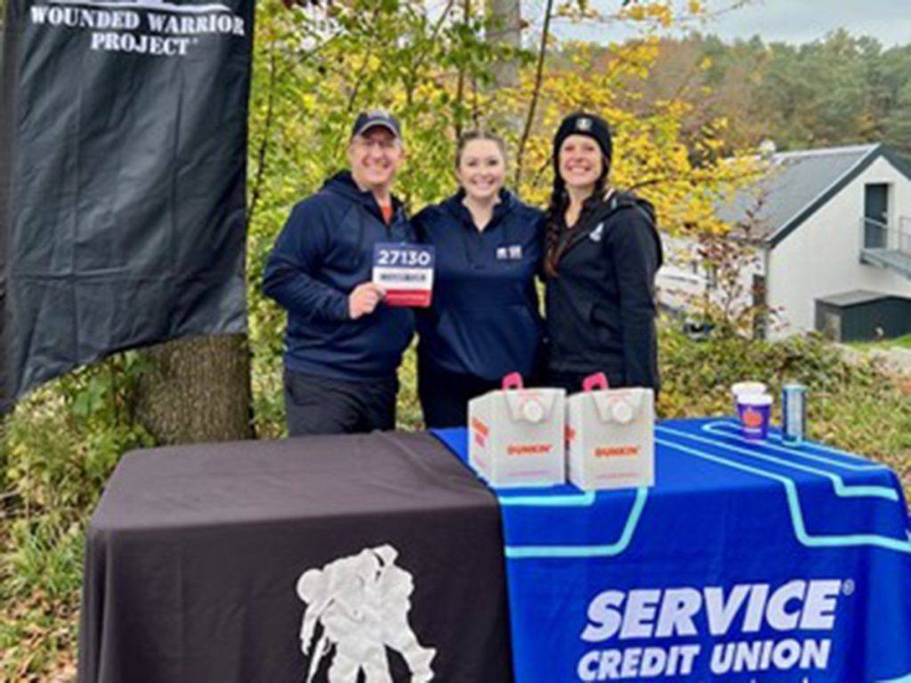 Service CU sponsored the Wounded Warrior Project's Carry Forward 5K.