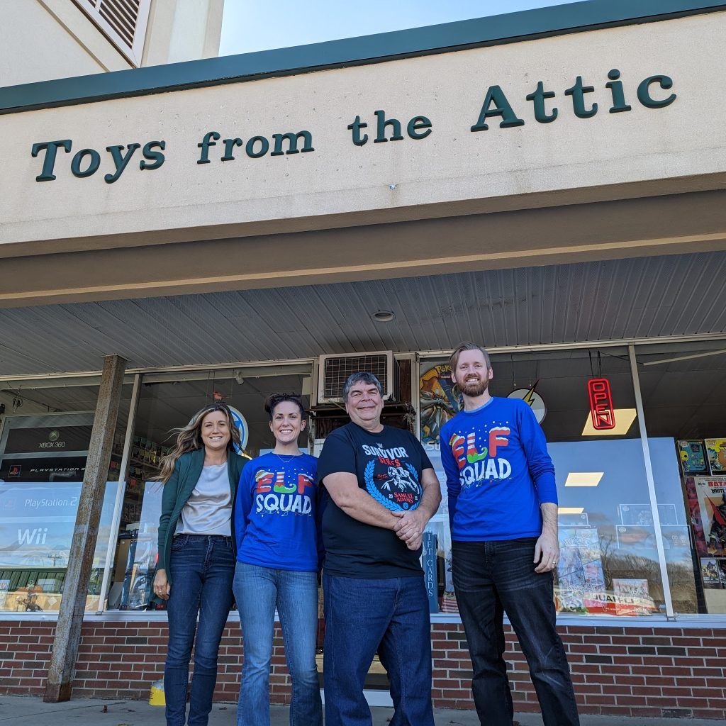 Service CU volunteers at Toys from the Attic in Somersworth, NH.