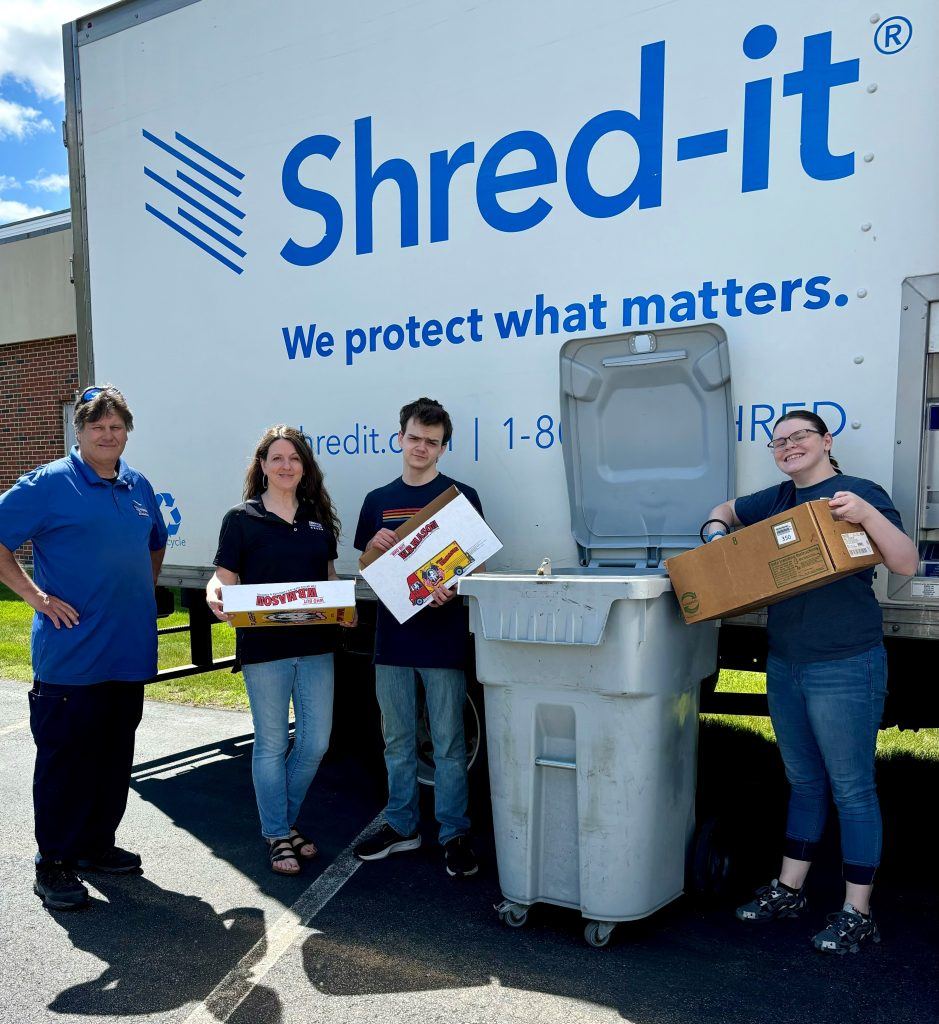 Service CU staff helping out at our annual Shred Day in Hampton.