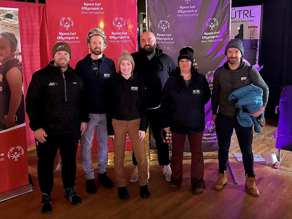 Service CU's sponsored the annual Penguin Plunge and a group of staff participated in the chilly event to raise money for Special Olympics NH.