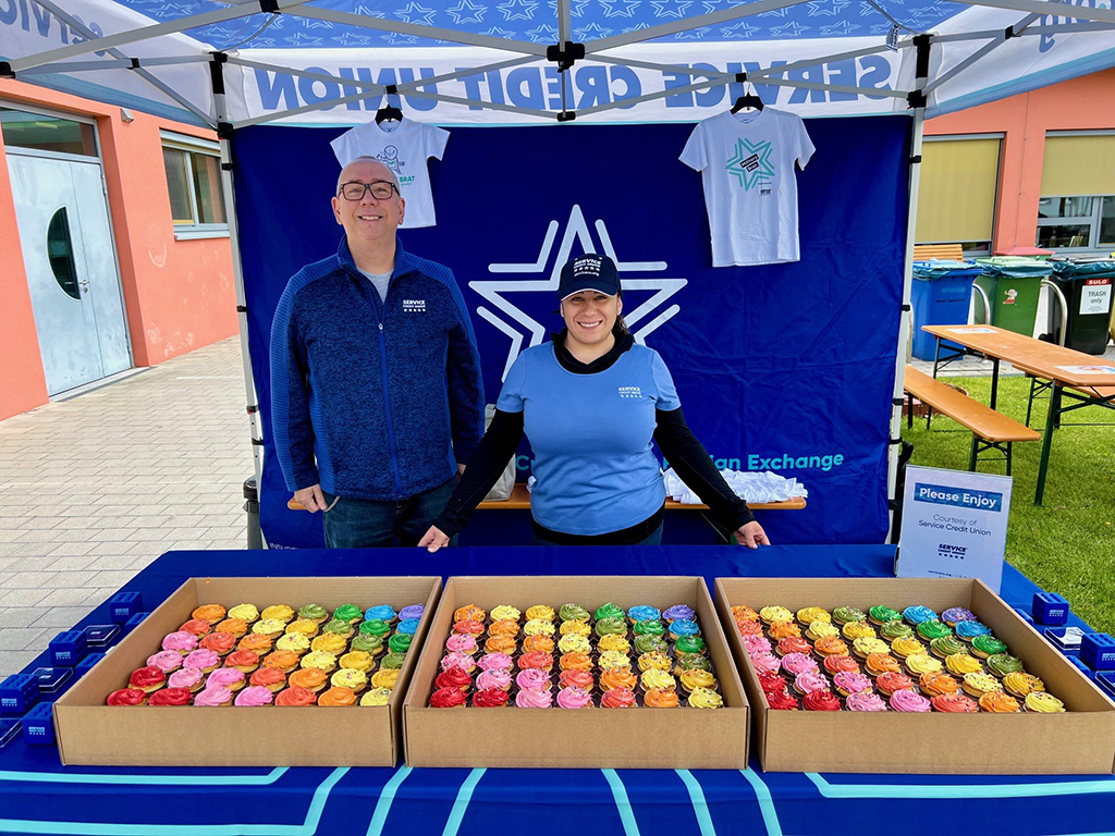 Service CU supported Month of the Military Child events across U.S. military communities in Germany.