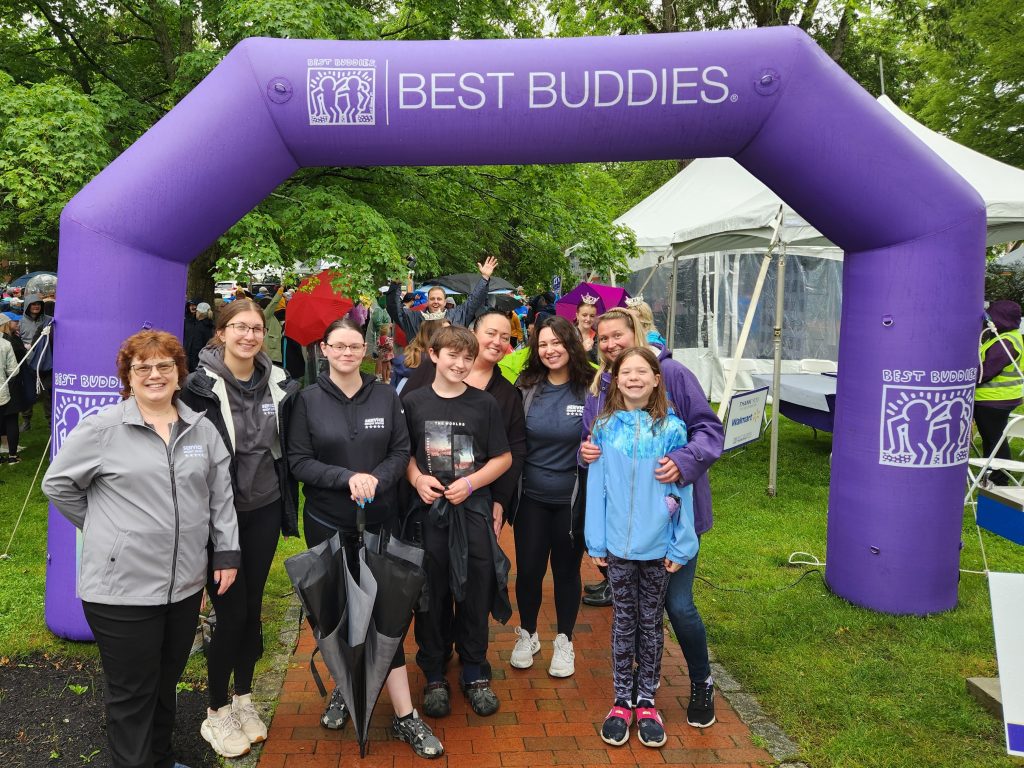 Volunteers from Service CU participated in the Seacoast area Best Buddies Friendship Walk.