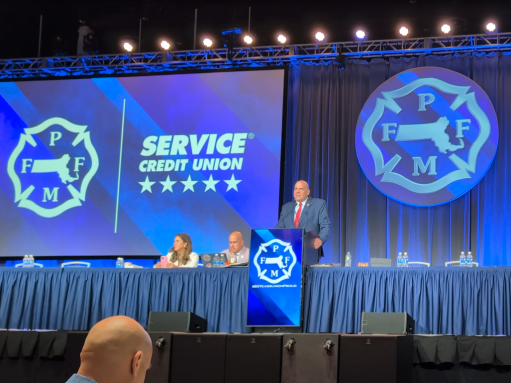 Service CU was honored to fund potentially lifesaving cancer screenings for members of the Professional Fire Fighters of Massachusetts at their Biennial Convention.