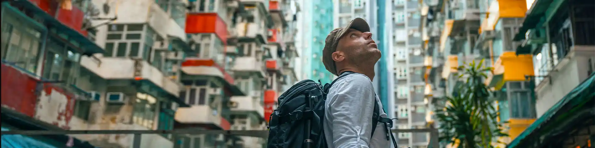 man in the streets of japan