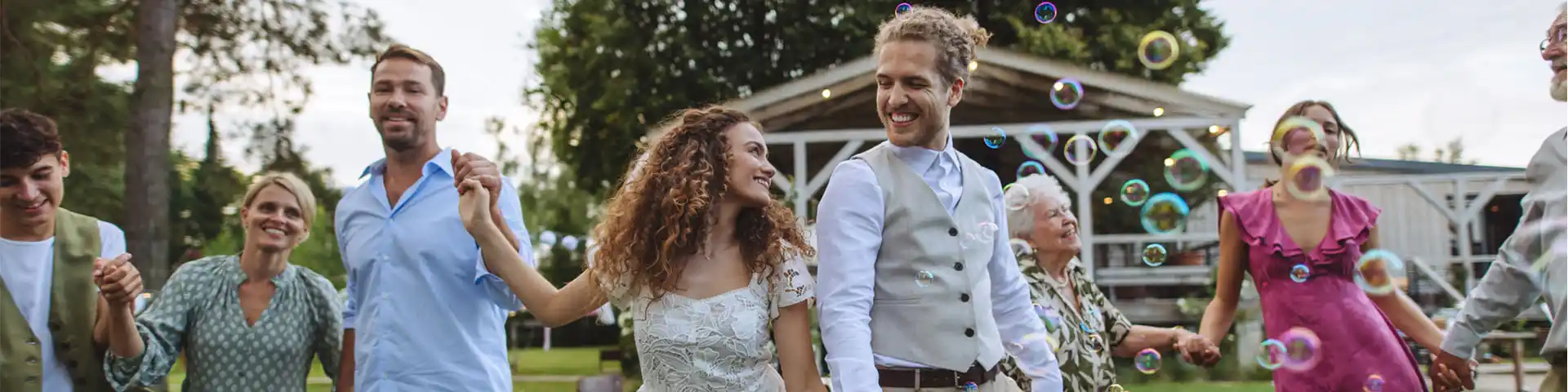 people dancing at a wedding