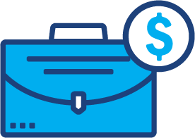 Business SBA Loan briefcase